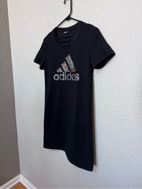 adidas Dresses & Skirts - Adidas Graphic Logo Tee Shirt Dress Black Women’s XS